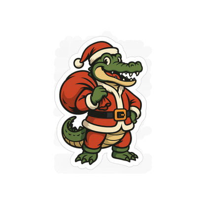 Santa Gator Die-Cut Sticker | Share Yours Today | Jax Humor