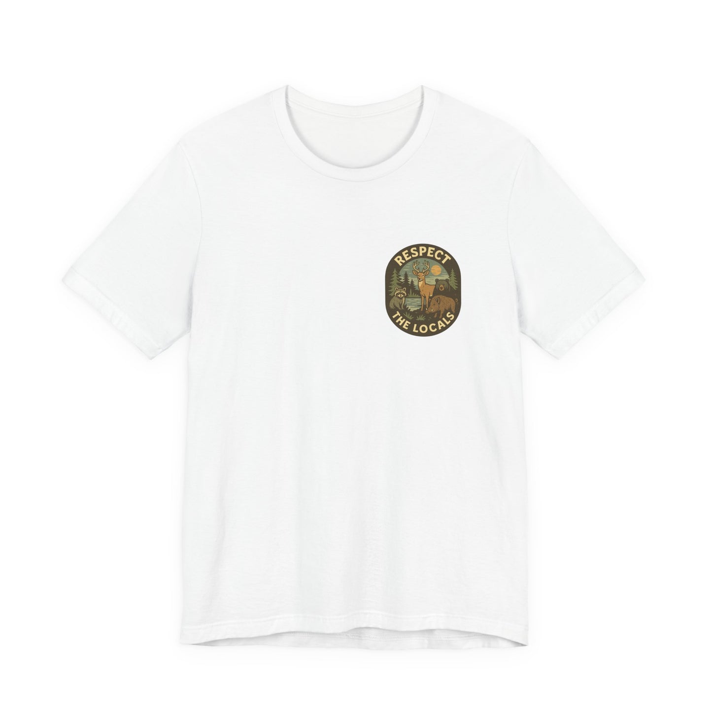 Respect The Locals Surf Tee | Get Yours Now | Jax Humor