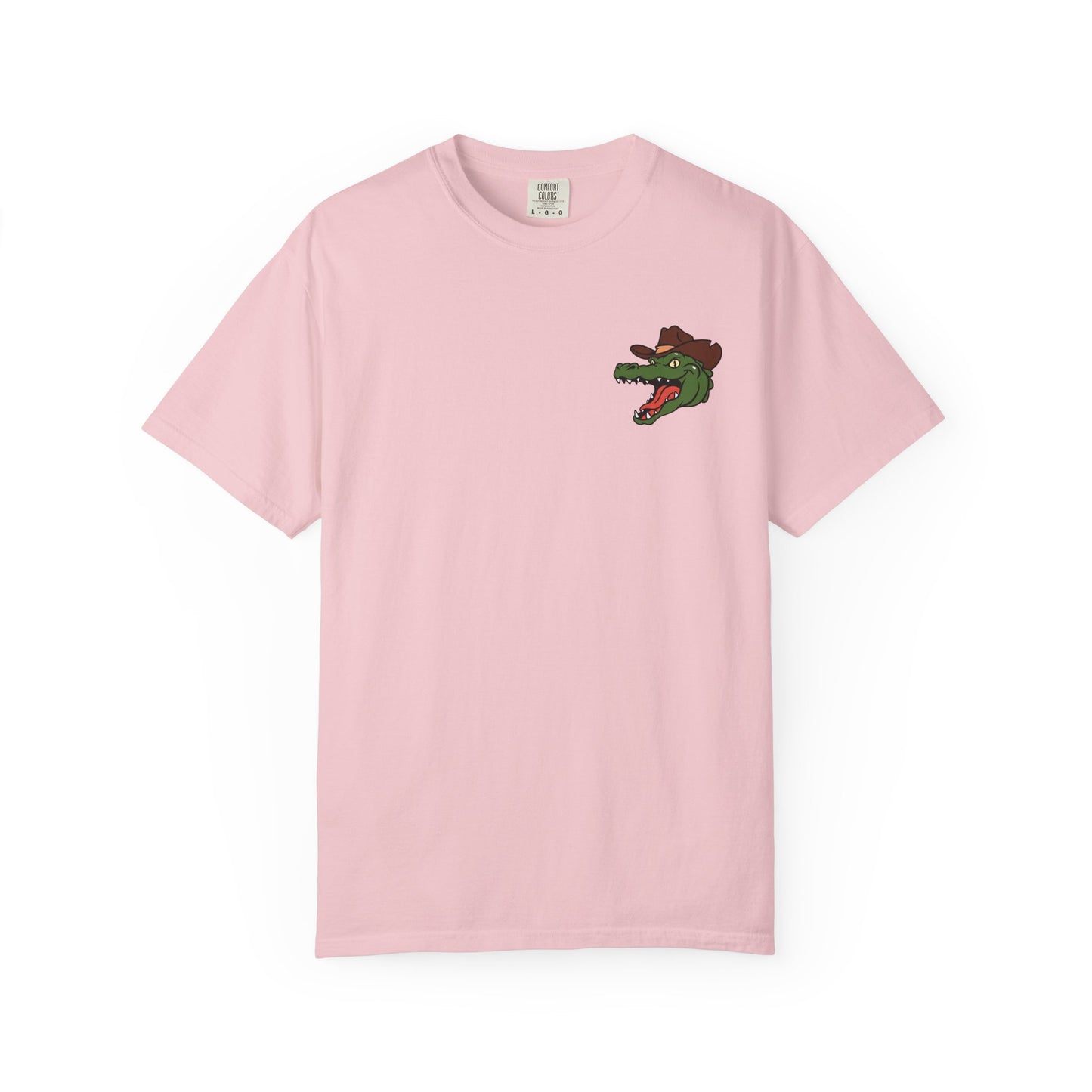 Jacksonville Rodeo w/ Front Logo T-Shirt: Vintage Cowboy & Alligator Rodeo Graphic Tee