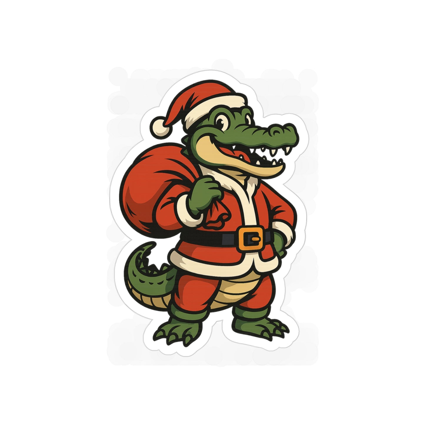 Santa Gator Die-Cut Sticker | Share Yours Today | Jax Humor