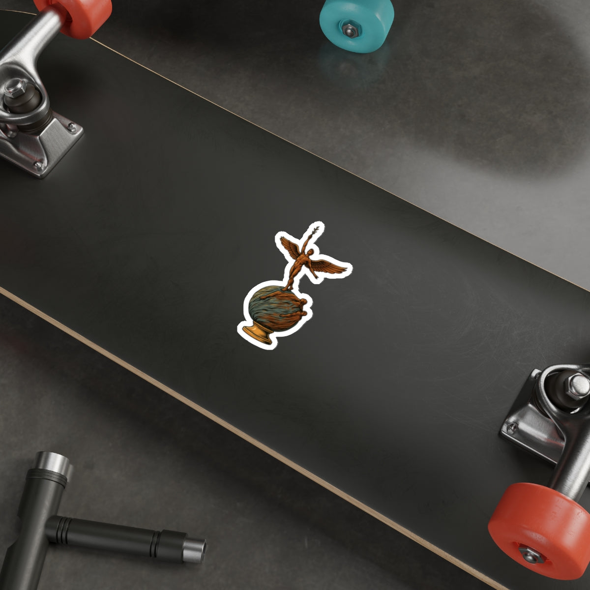 Memorial Park Life Sculpture Sticker | Get Yours | Jax Humor