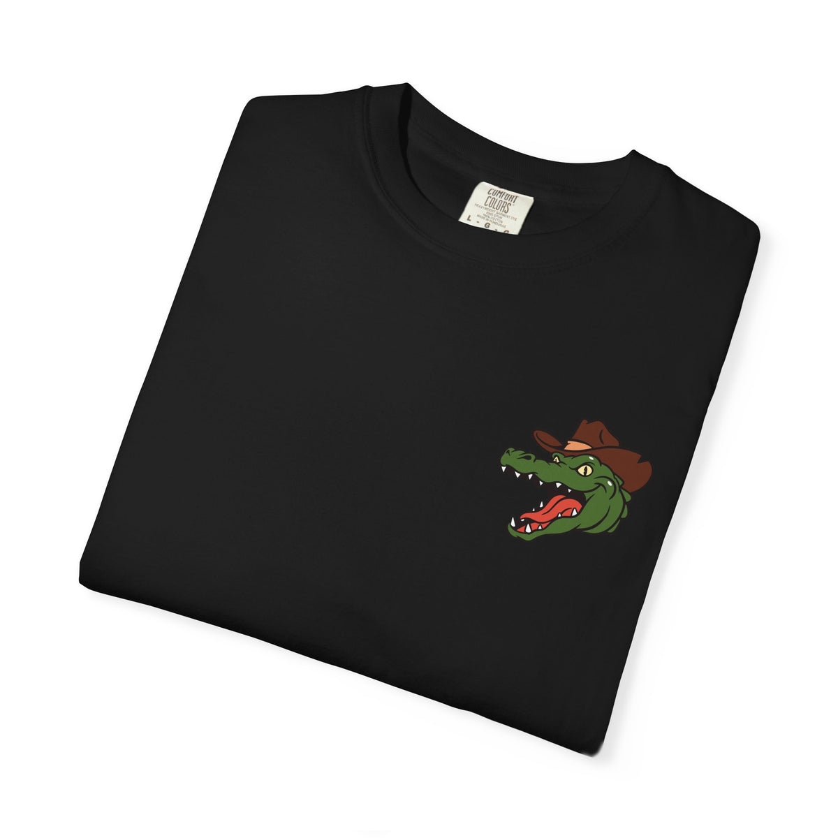 Jacksonville Rodeo w/ Front Logo T-Shirt: Vintage Cowboy & Alligator Rodeo Graphic Tee